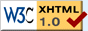 XHTML 1.0 Strict | tasto di scelta rapida: x